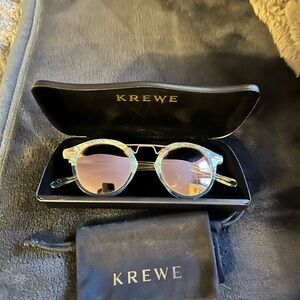 Rare Krewe Seaglass St Louis Frame with Marine Rose Colored Lens